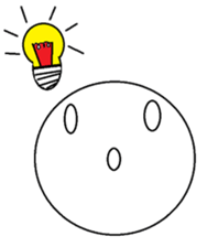 Bowling Face sticker #12389845