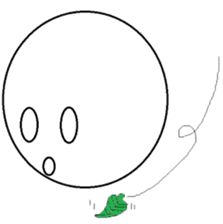 Bowling Face sticker #12389847