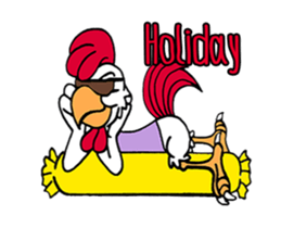 G-Chicken Holiday sticker #12389946
