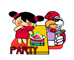 G-Chicken Holiday sticker #12389961