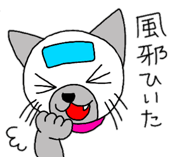 daily life Siamese cat sticker #12390074