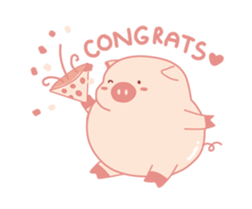 My Cute Lovely Pig, Animated 2 sticker #12390086