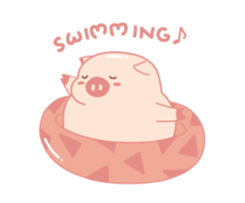 My Cute Lovely Pig, Animated 2 sticker #12390088