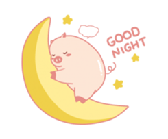 My Cute Lovely Pig, Animated 2 sticker #12390089