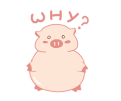 My Cute Lovely Pig, Animated 2 sticker #12390096
