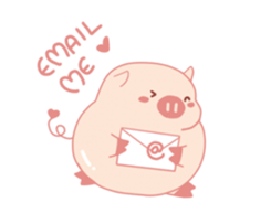My Cute Lovely Pig, Animated 2 sticker #12390100