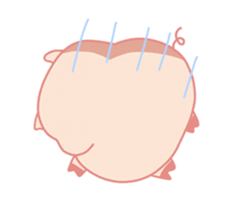 My Cute Lovely Pig, Animated 2 sticker #12390102