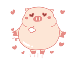 My Cute Lovely Pig, Animated 2 sticker #12390109