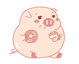 My Cute Lovely Pig, Animated 5 sticker #12390432