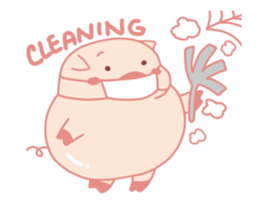 My Cute Lovely Pig, Animated 5 sticker #12390435