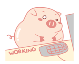 My Cute Lovely Pig, Animated 5 sticker #12390441