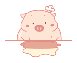 My Cute Lovely Pig, Animated 5 sticker #12390448