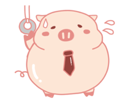 My Cute Lovely Pig, Animated 5 sticker #12390450
