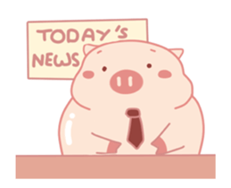 My Cute Lovely Pig, Animated 5 sticker #12390451