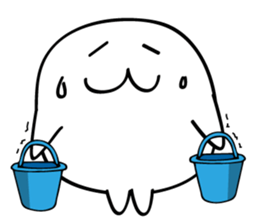 White weirdo sticker #12391090