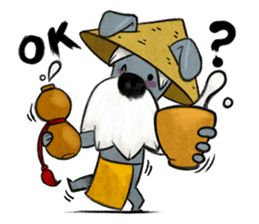 Bizarre _Schnauzer sticker #12391884