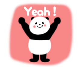 Lovely Fluffy Panda~English version sticker #12392182
