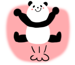 Lovely Fluffy Panda~English version sticker #12392185