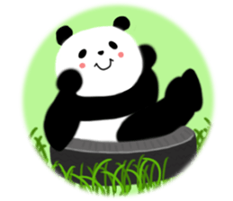 Lovely Fluffy Panda~English version sticker #12392187