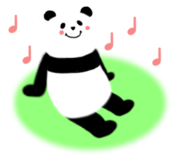 Lovely Fluffy Panda~English version sticker #12392189