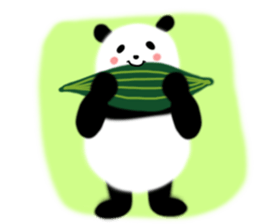 Lovely Fluffy Panda~English version sticker #12392197
