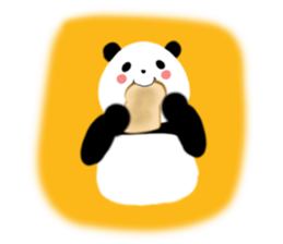 Lovely Fluffy Panda~English version sticker #12392200