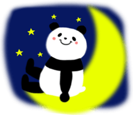 Lovely Fluffy Panda~English version sticker #12392201