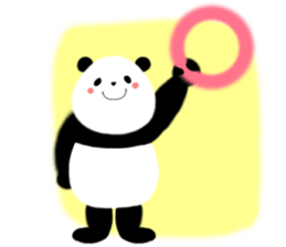 Lovely Fluffy Panda~English version sticker #12392204