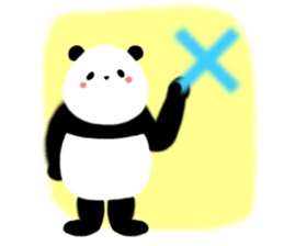 Lovely Fluffy Panda~English version sticker #12392205