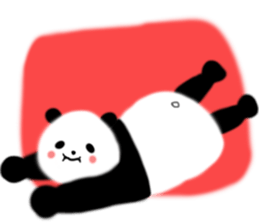 Lovely Fluffy Panda~English version sticker #12392207