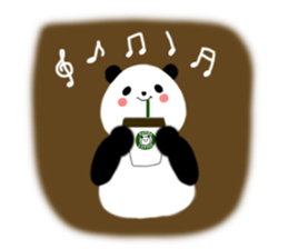 Lovely Fluffy Panda~English version sticker #12392208