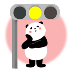 Lovely Fluffy Panda~English version sticker #12392211