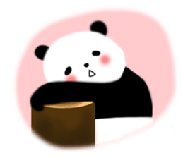 Lovely Fluffy Panda~English version sticker #12392213