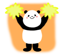 Lovely Fluffy Panda~English version sticker #12392216