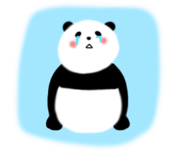 Lovely Fluffy Panda~English version sticker #12392220