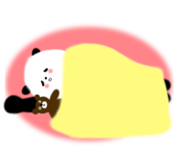 Lovely Fluffy Panda~English version sticker #12392221