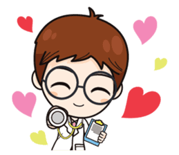 Being a Doctor, not easy+ sticker #12392753