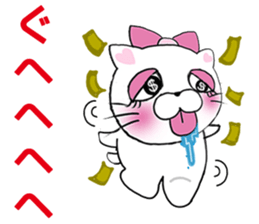 I forgot to fix the tongue Cat sticker #12393273