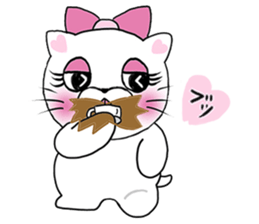 I forgot to fix the tongue Cat sticker #12393278