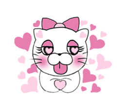 I forgot to fix the tongue Cat sticker #12393281