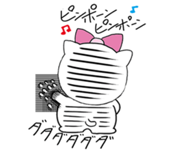 I forgot to fix the tongue Cat sticker #12393290