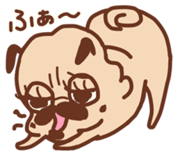 Pug and French bulldog no.2 sticker #12394367