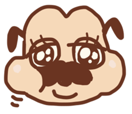 Pug and French bulldog no.2 sticker #12394368