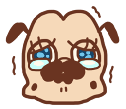 Pug and French bulldog no.2 sticker #12394370