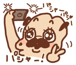 Pug and French bulldog no.2 sticker #12394376