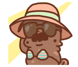 Pug and French bulldog no.2 sticker #12394380