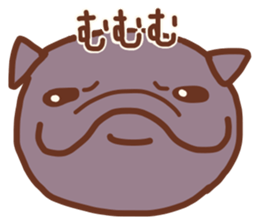 Pug and French bulldog no.2 sticker #12394387