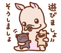 Pug and French bulldog no.2 sticker #12394395