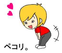 Blonde hair story 2 sticker #12394642