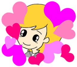 Blonde hair story 2 sticker #12394650